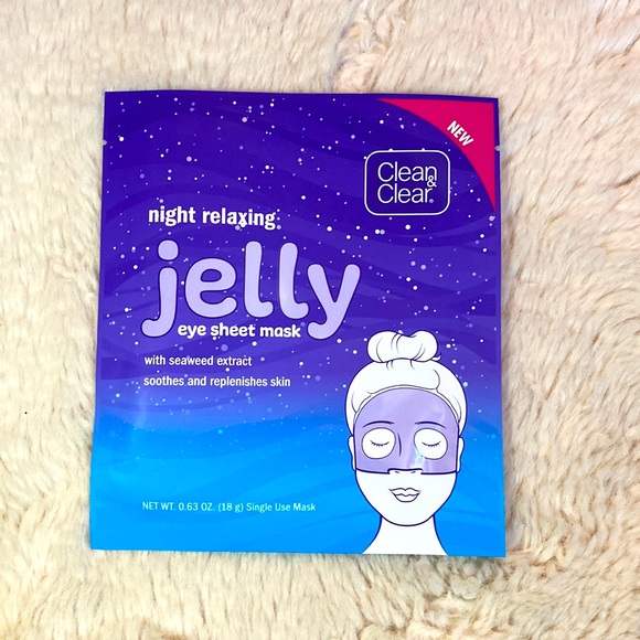 Clean & Clear Night Relaxing Jelly Eye Sheet Mask 0.63 oz ( BUY 2 GET 1 FREE ) - Picture 4 of 5